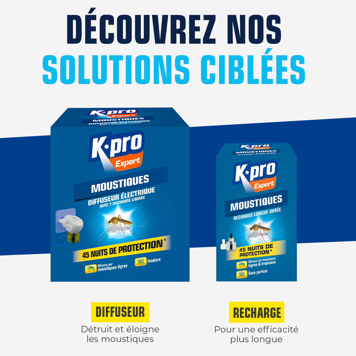 K.PRO - Recharge pour diffuseur électrique anti-moustiques
 X1