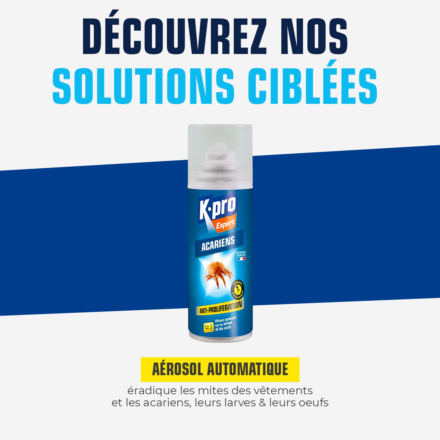 K.PRO - Aérosol diffusion automatique acariens 200ml
