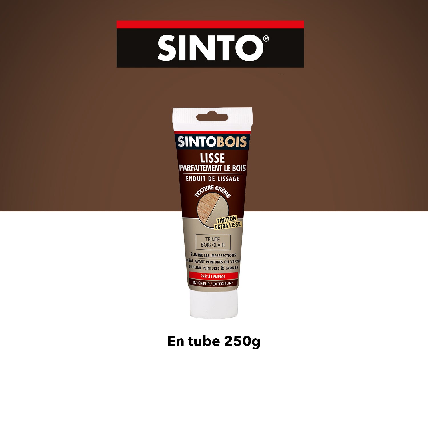 SINTO - Lisse parfaitement le bois 250g Bois clair
