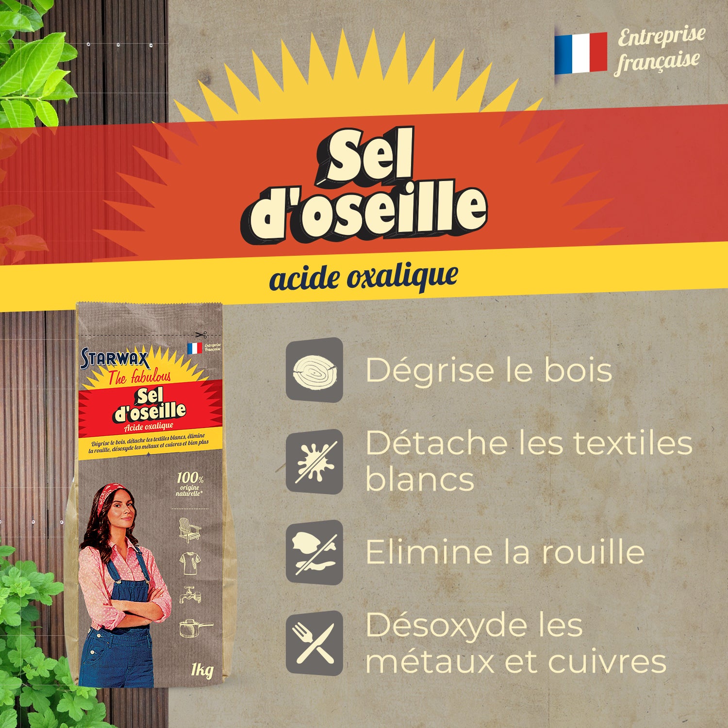 STARWAX FABULOUS - Sel d'oseille 400g