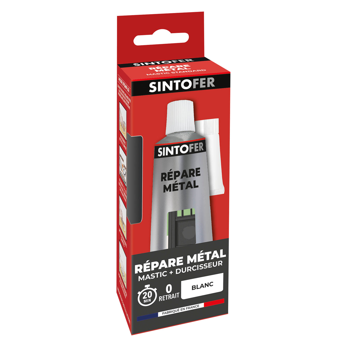 SINTO - Répare métal standard 120g Blanc