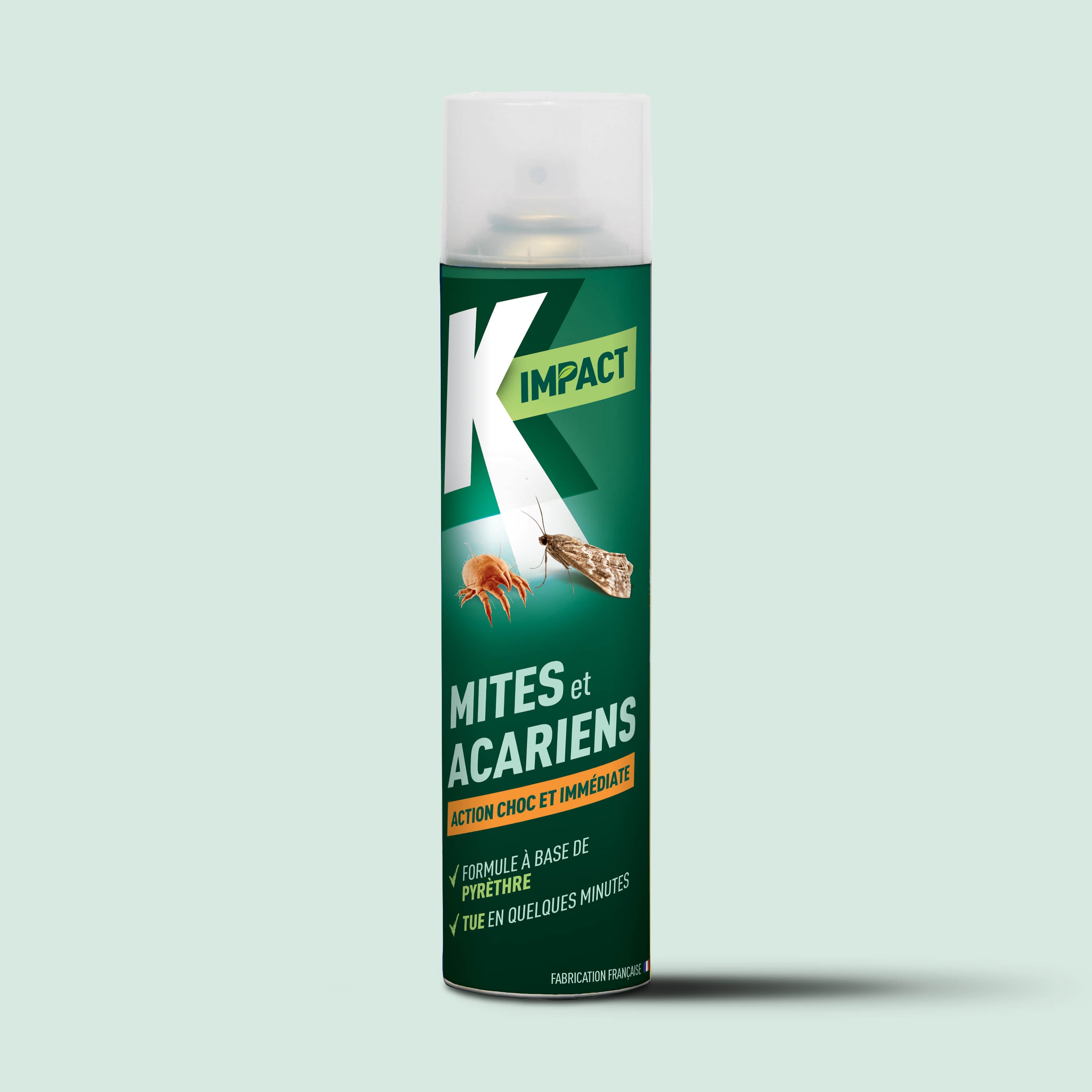 K - Aérosol anti-mites et acariens 400ml