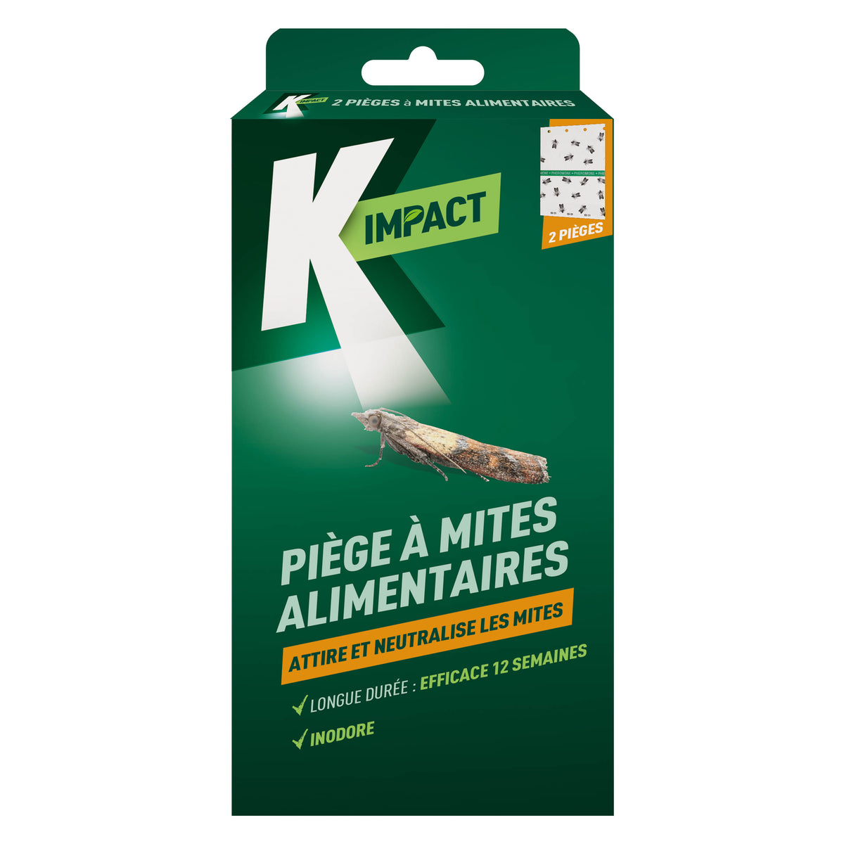 K - Pièges à mites alimentaires x 2