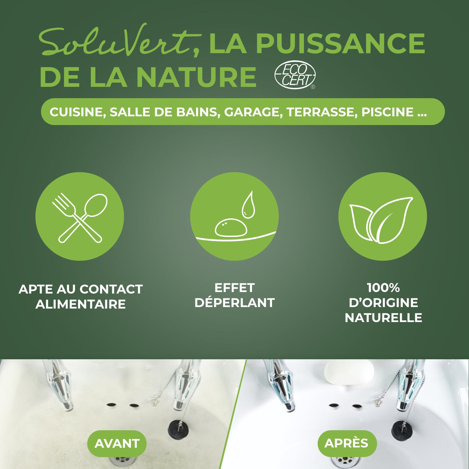 STARWAX SOLUVERT - Pierre blanche de nettoyage multi-surfaces 375g