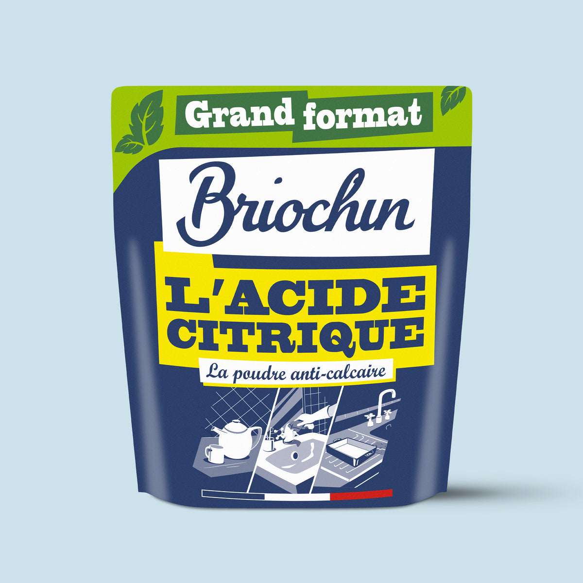 Lot de 3 Acide Citrique 900g
