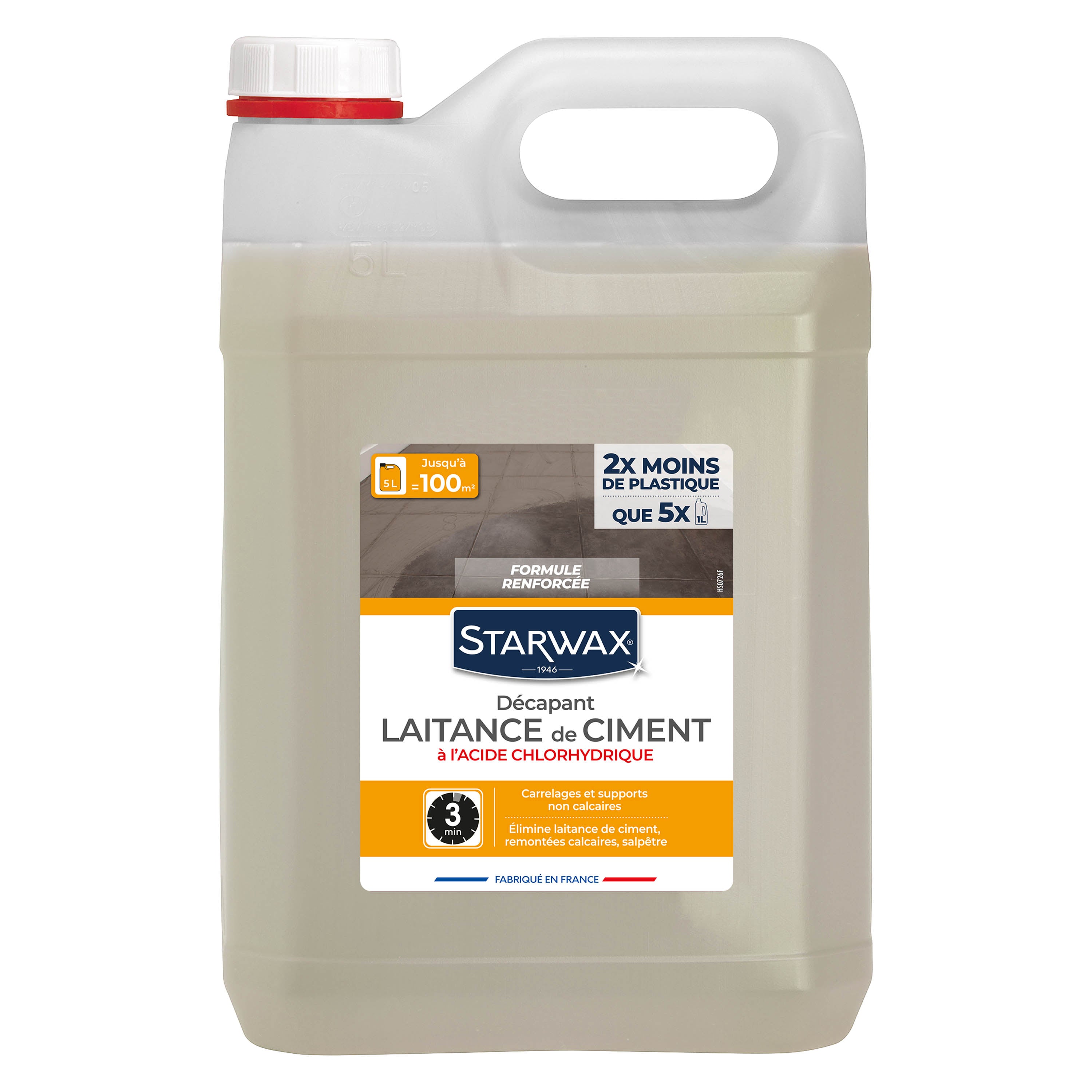 STARWAX - Décapant laitance de ciment 1L