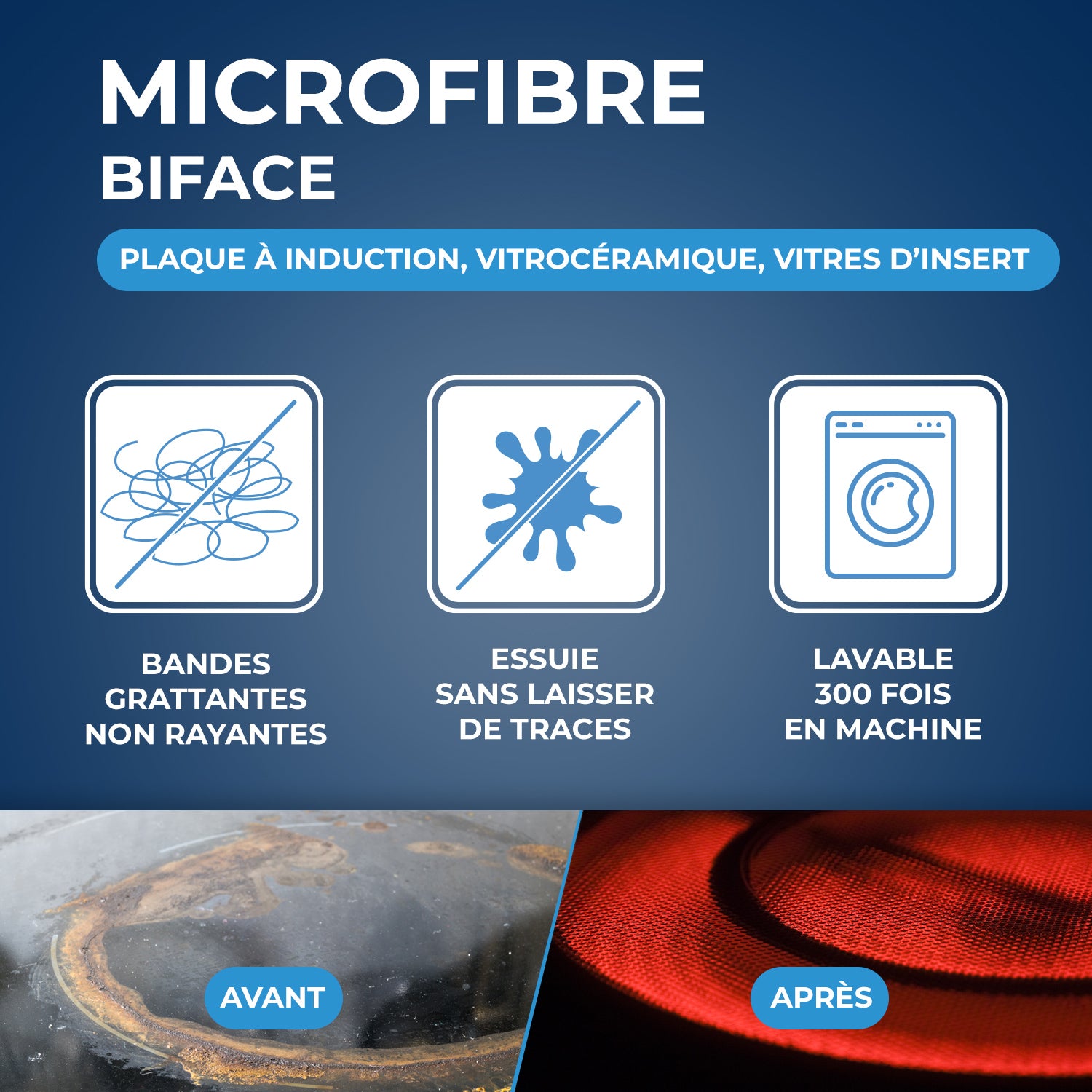 STARWAX - Microfibre Induction et Vitroceram X1