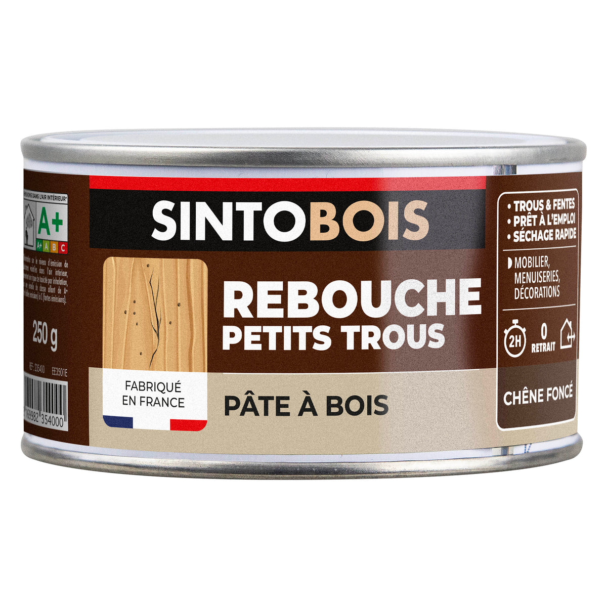 SINTO - Pâte à bois tradition 550ml Chêne clair
