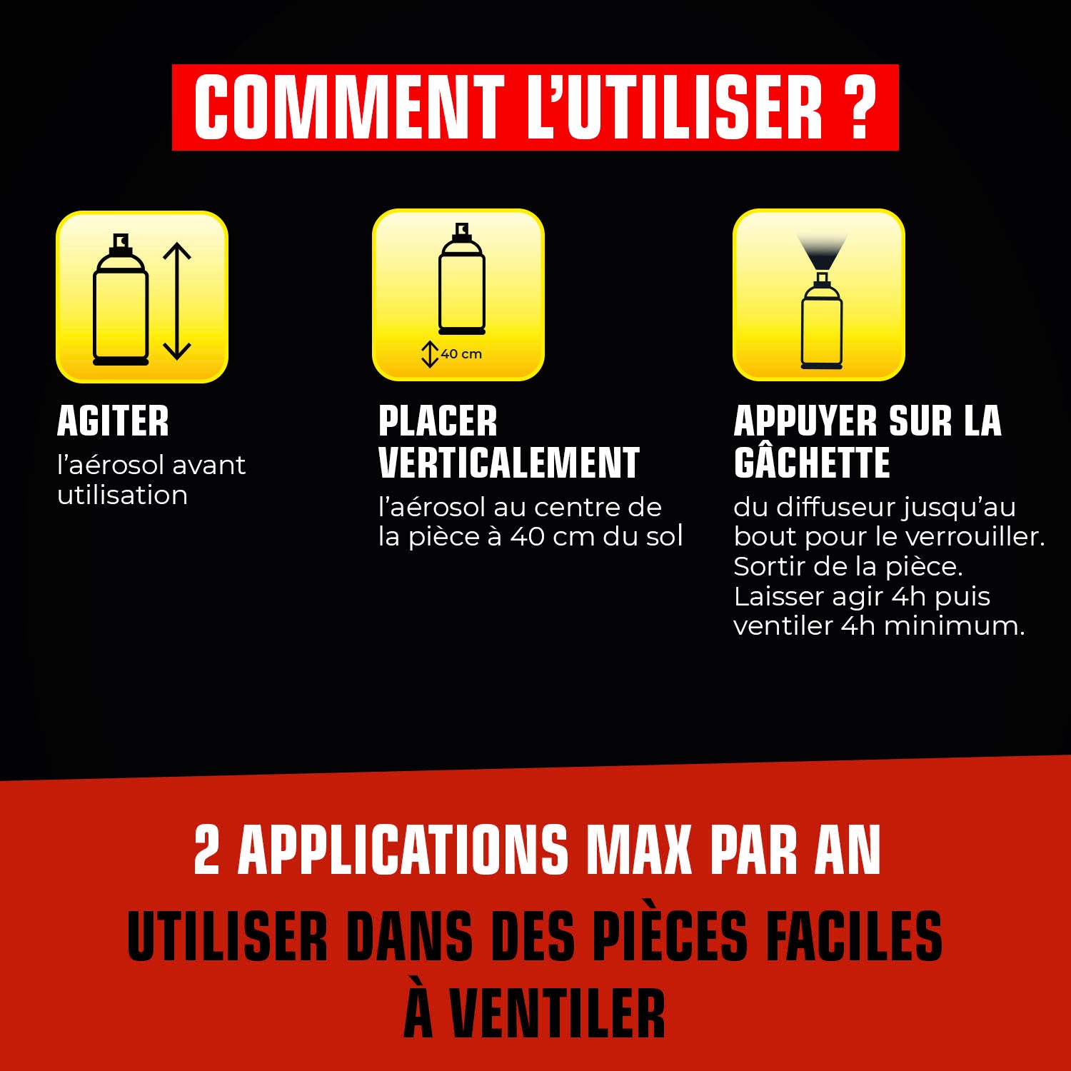 K.PRO - Aérosol diffusion automatique puces et larves 200ml