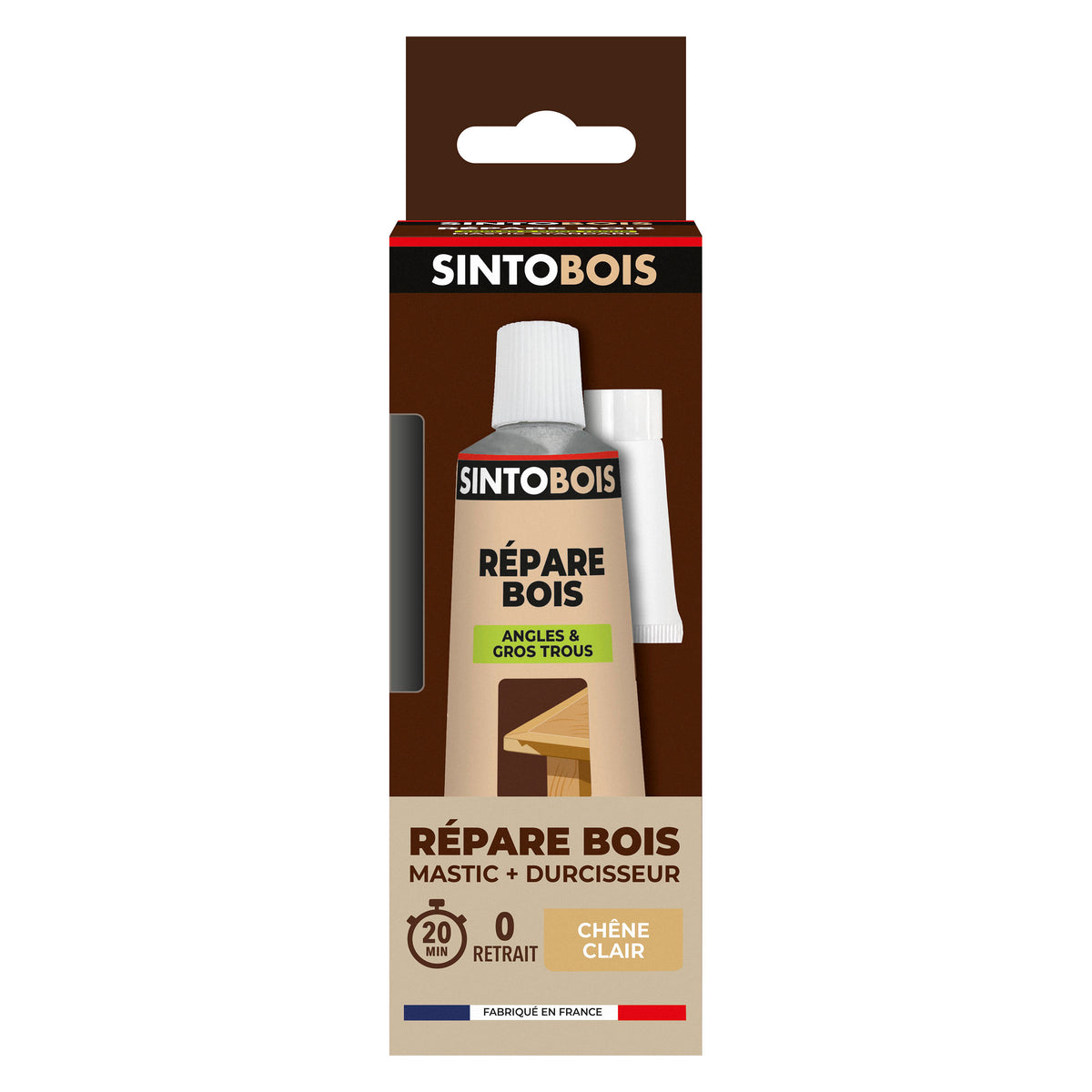 SINTO - Reconstitue angles et gros trous 500ml Chêne