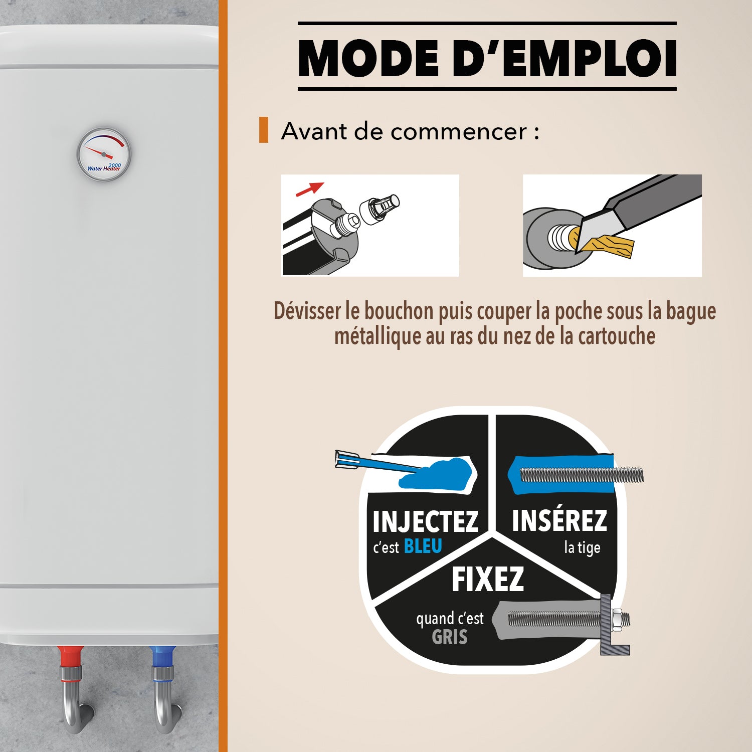 SINTO - Scellement chimique 300ml