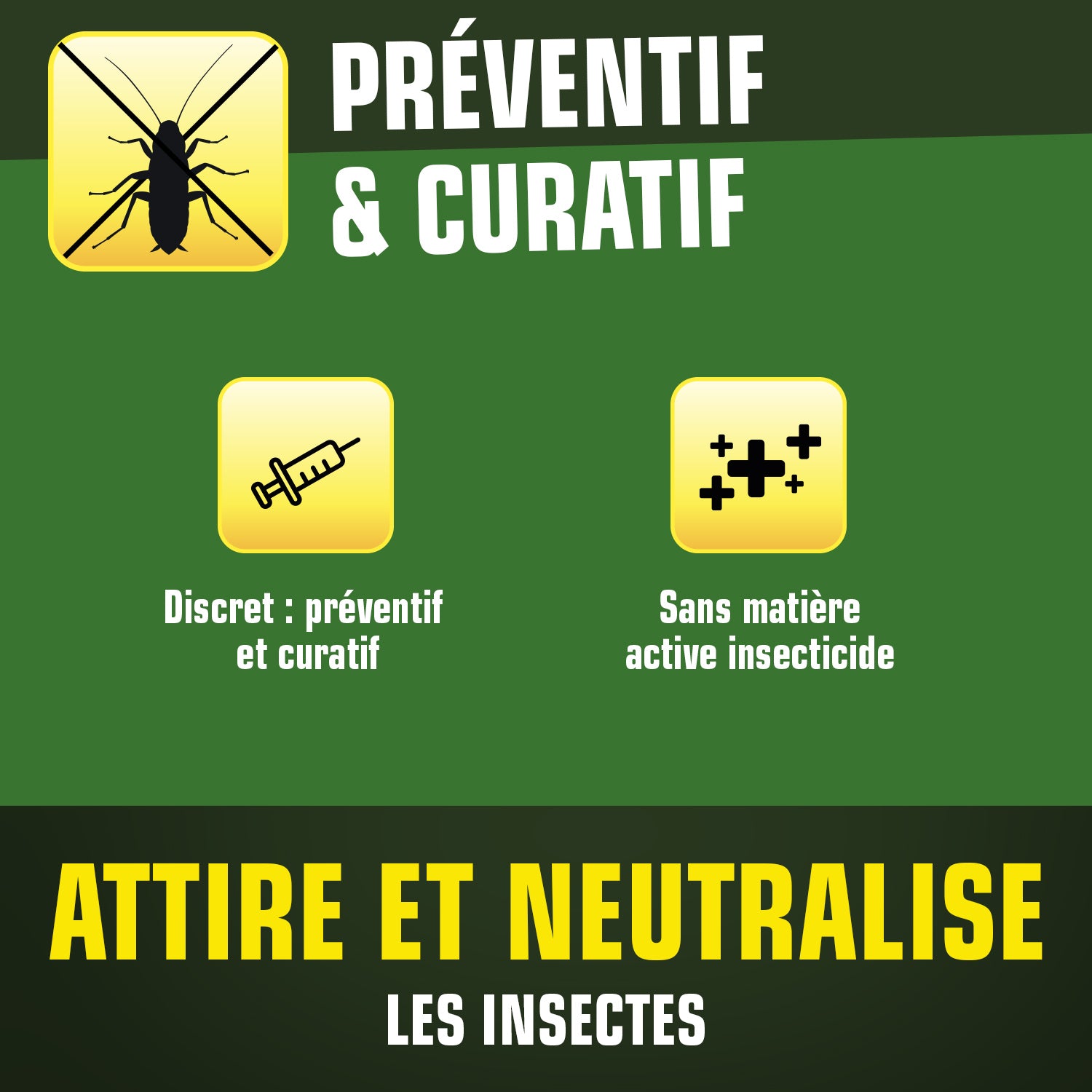 K.PRO - Piège cafards & blattes X5