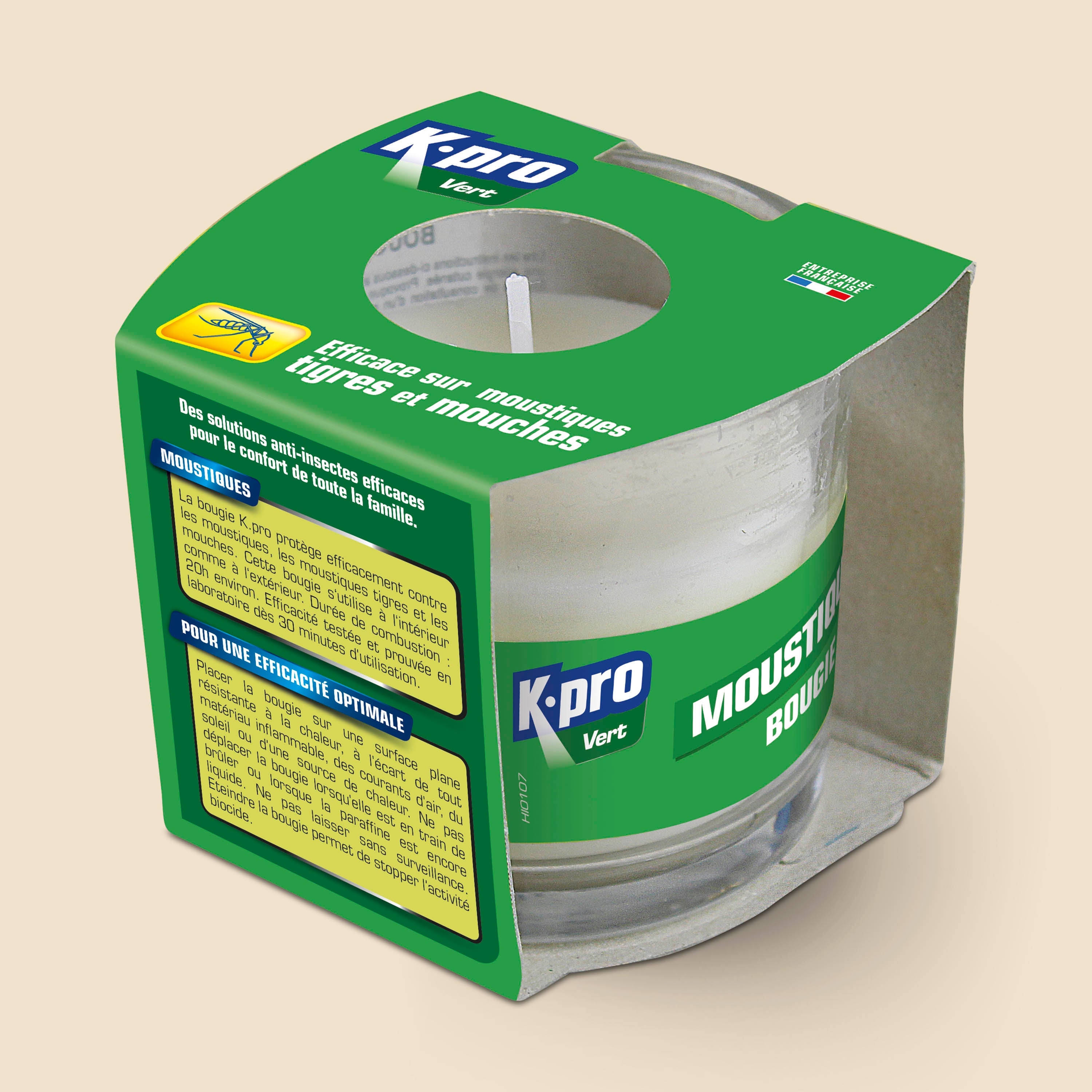 K.PRO - Bougie anti-moustiques
 90g
