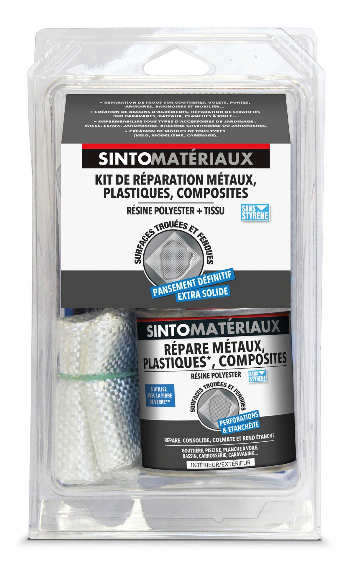 SINTO - Kit résine et tissu 250ml