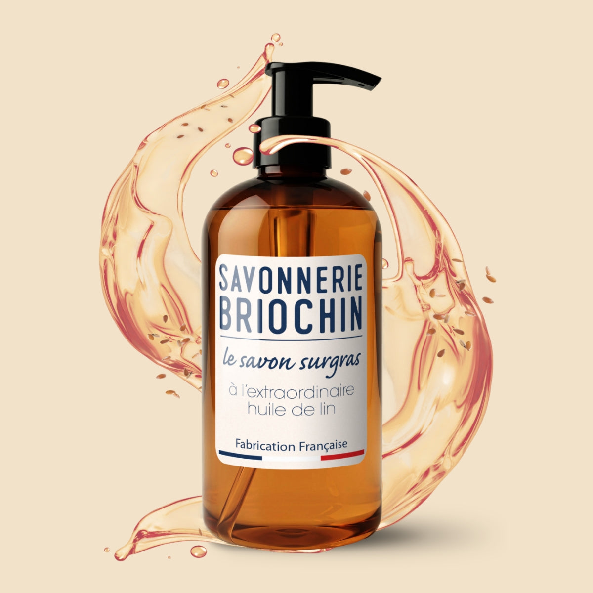 SAVONNERIE BRIOCHIN - Le savon surgras à l'extraordinaire huile de lin 300ML