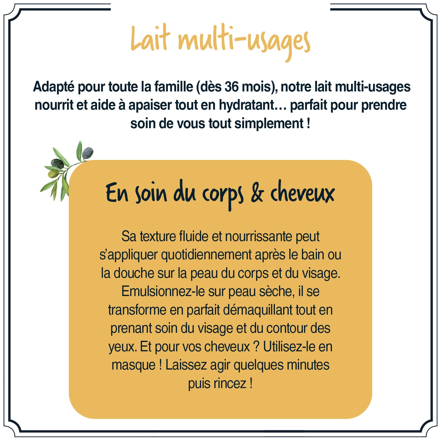 BRIOCHIN COSMETIQUES - Lait multi-usages - Cosmébio 250ml Miel