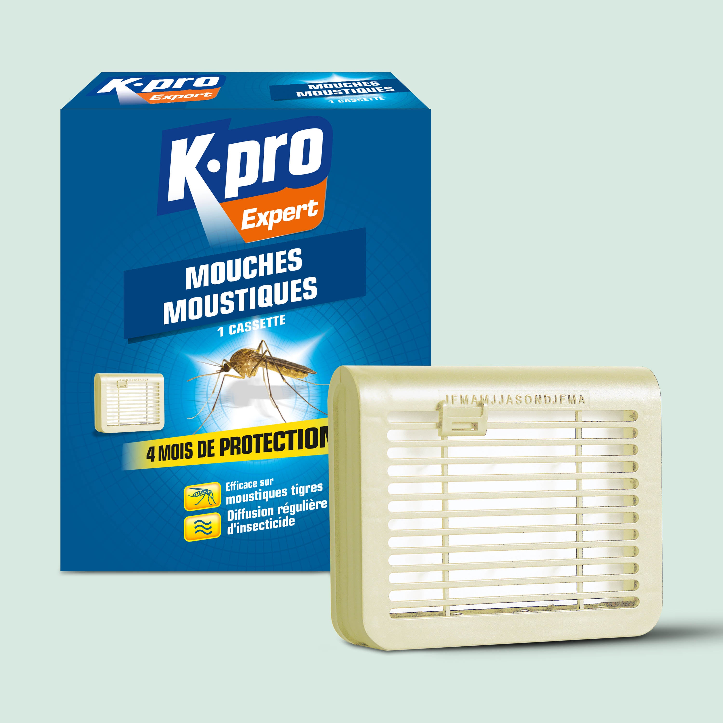 K.PRO - Cassette Mouches Moustiques
 X1