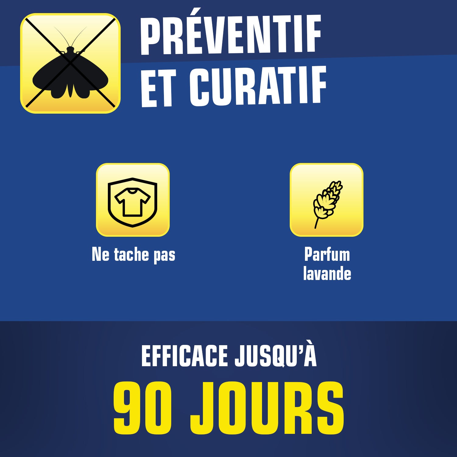K.PRO - Papier accordéon contre les mites des vêtements X2