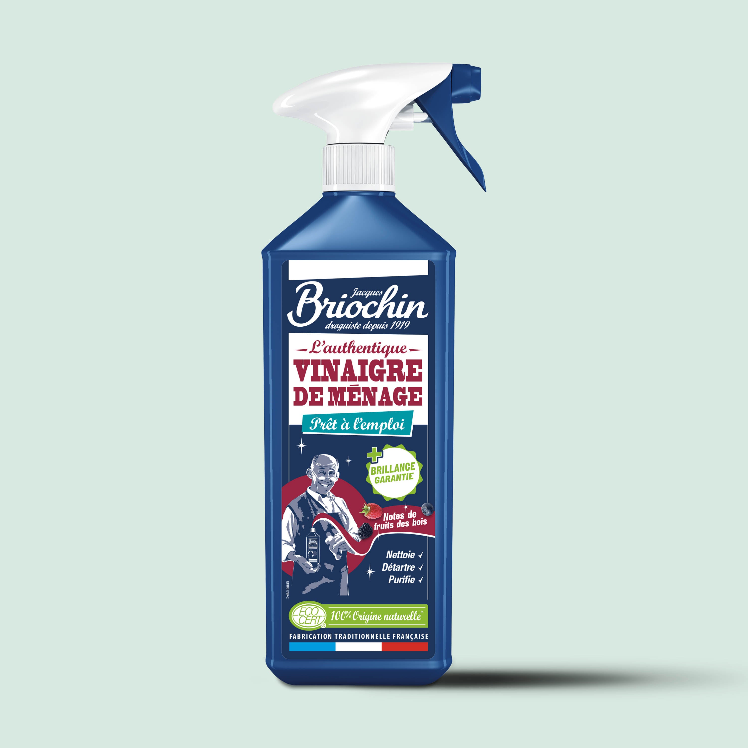 JACQUES BRIOCHIN - Vinaigre de ménage prêt à l'emploi parfum fruits des bois 750ml Fruits des bois