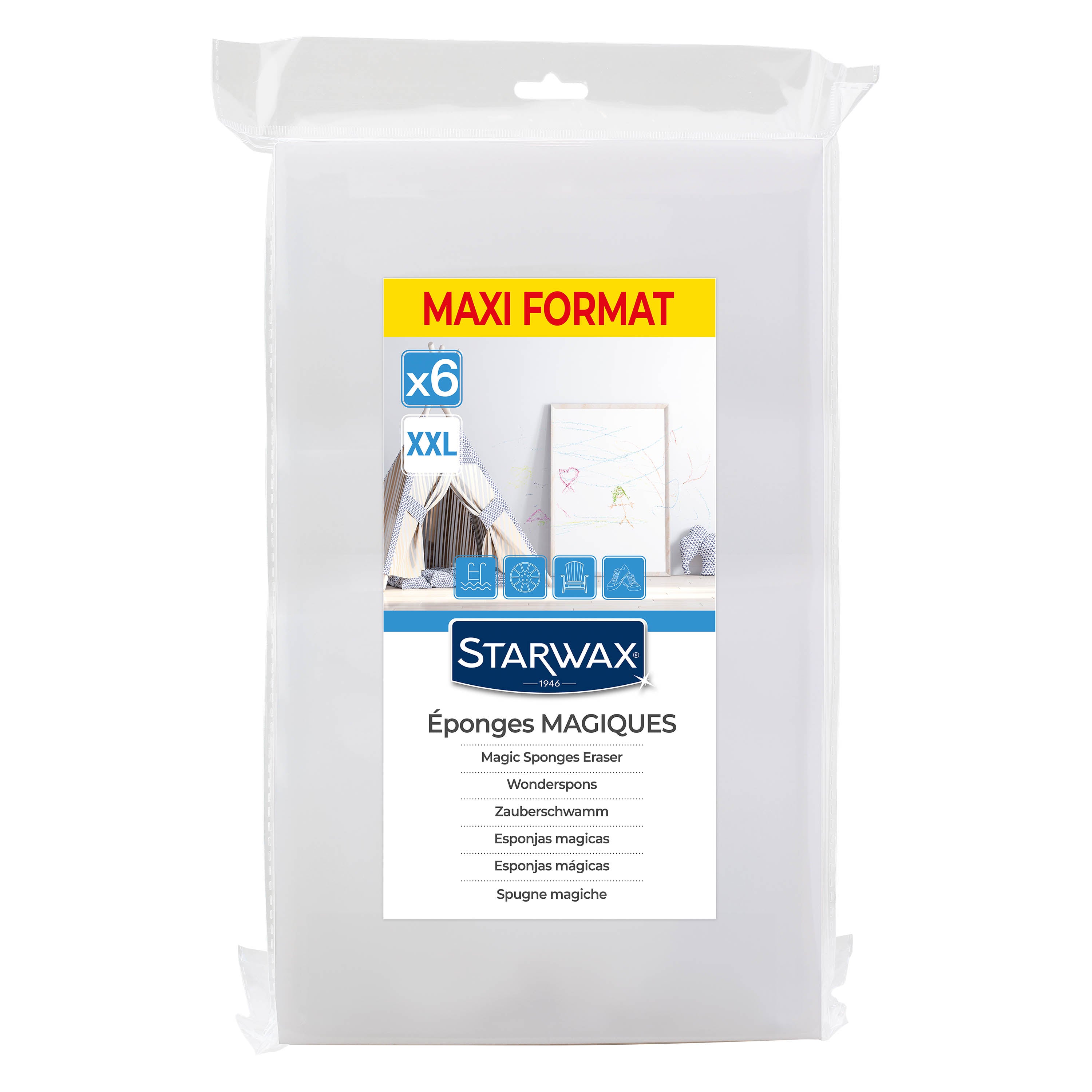 STARWAX - Eponges magiques XXL X2