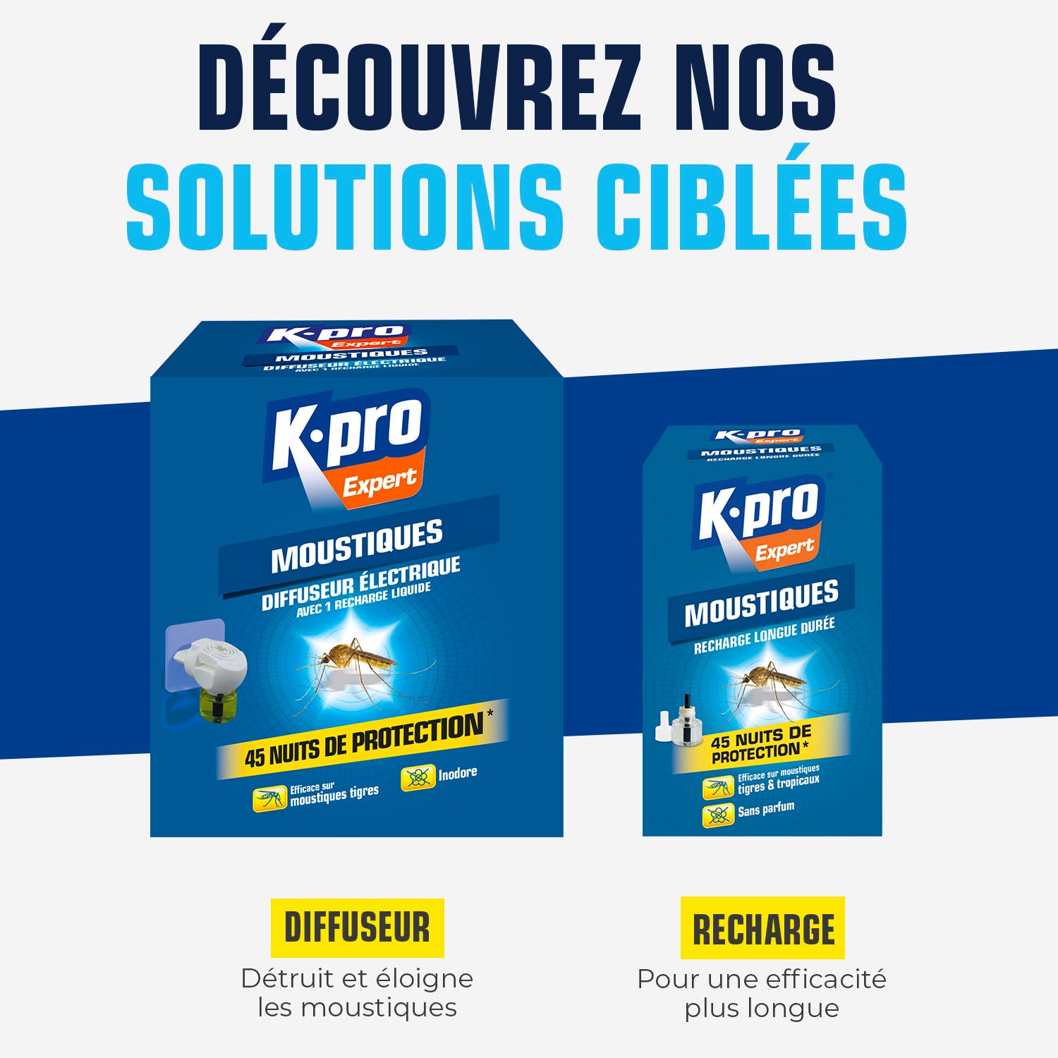 K.PRO - Diffuseur électrique + recharge anti-moustiques 
 X1