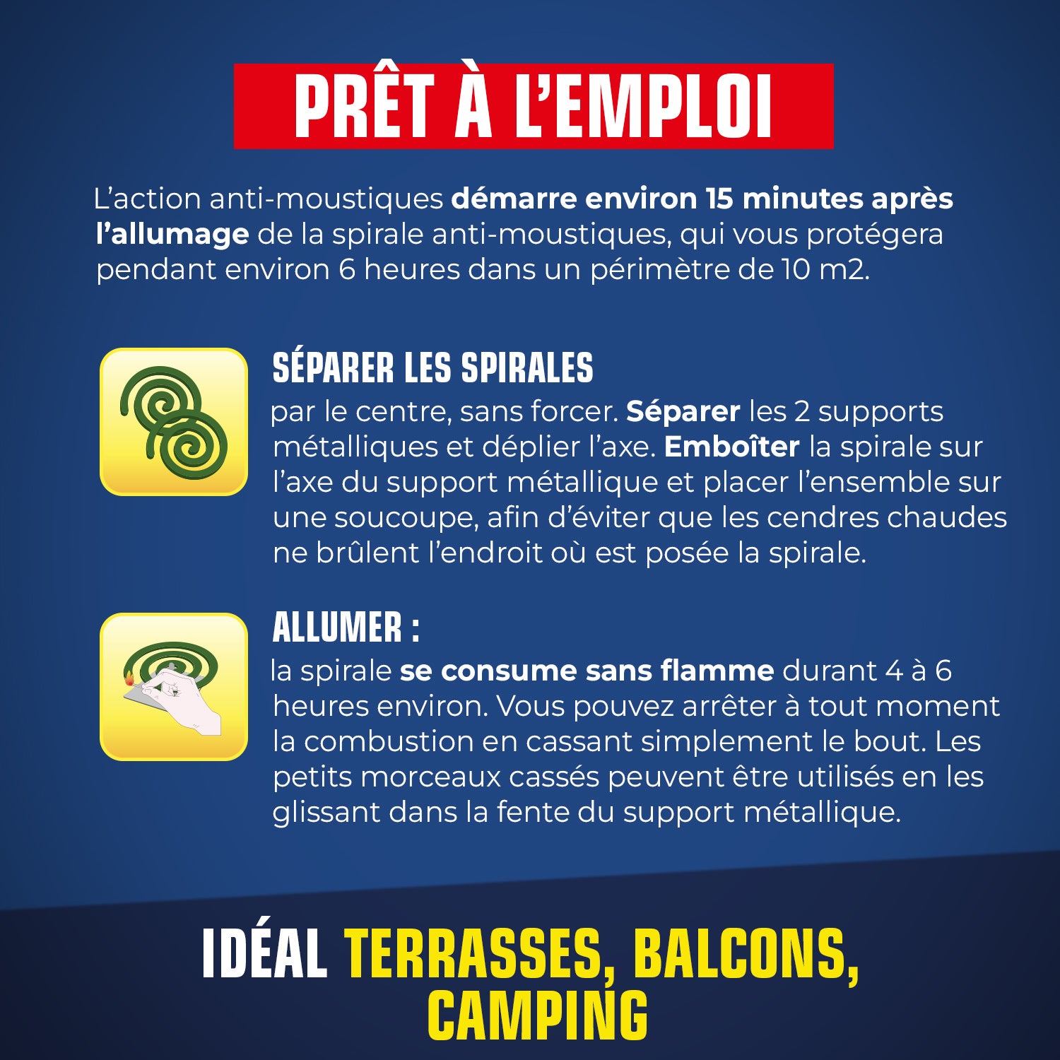 K.PRO - Spirales anti-moustiques
 X10