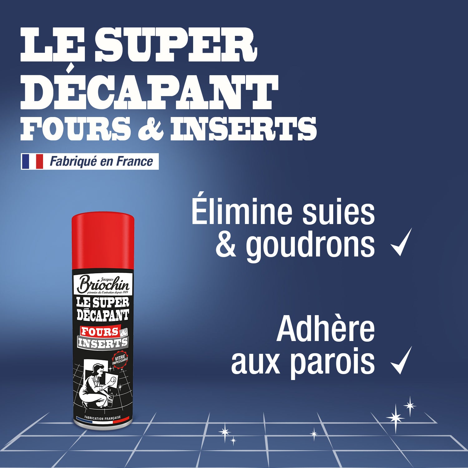 JACQUES BRIOCHIN - Super Décapant Fours et Inserts 500ml