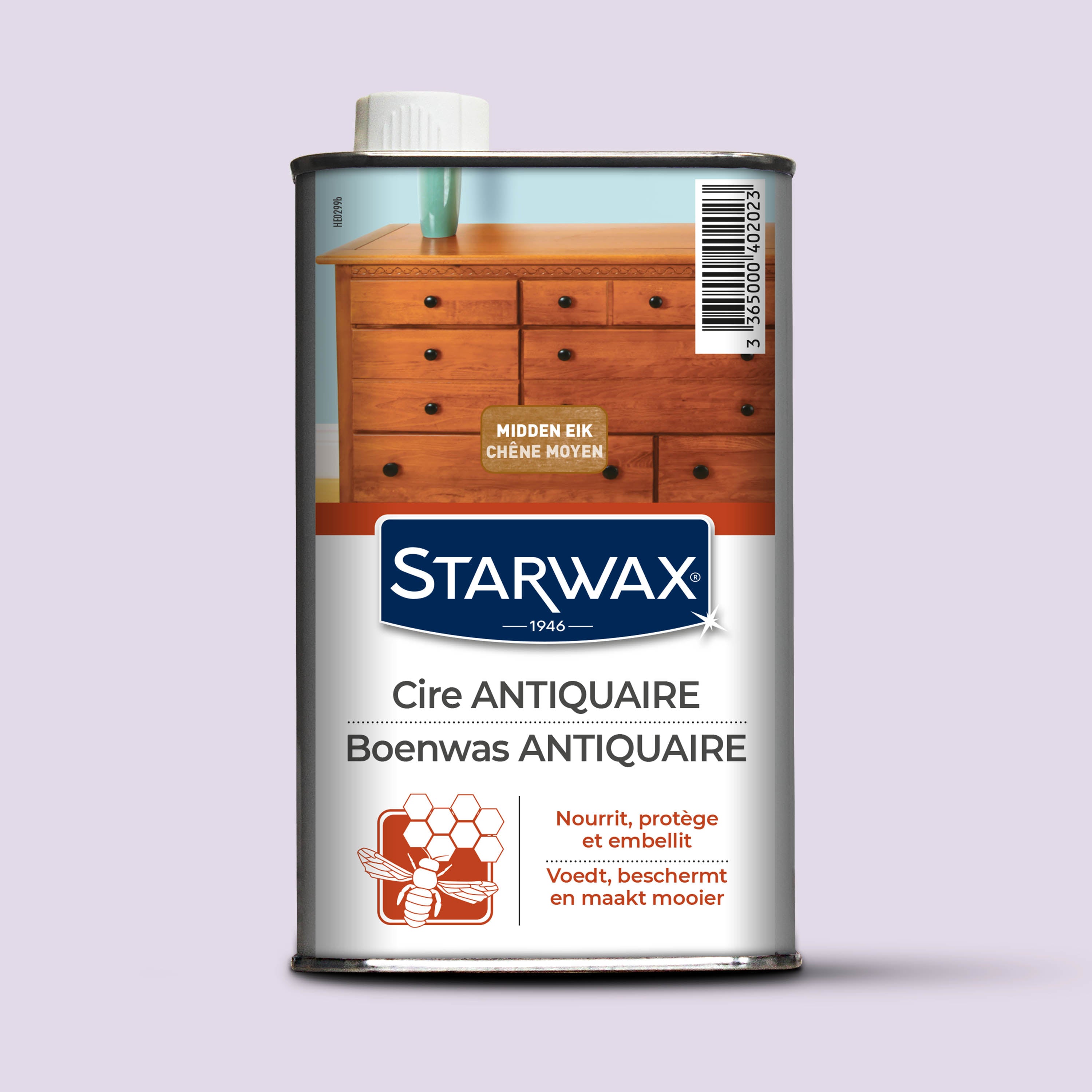 STARWAX - Cire antiquaire liquide pour bois cirés 450ml Incolore