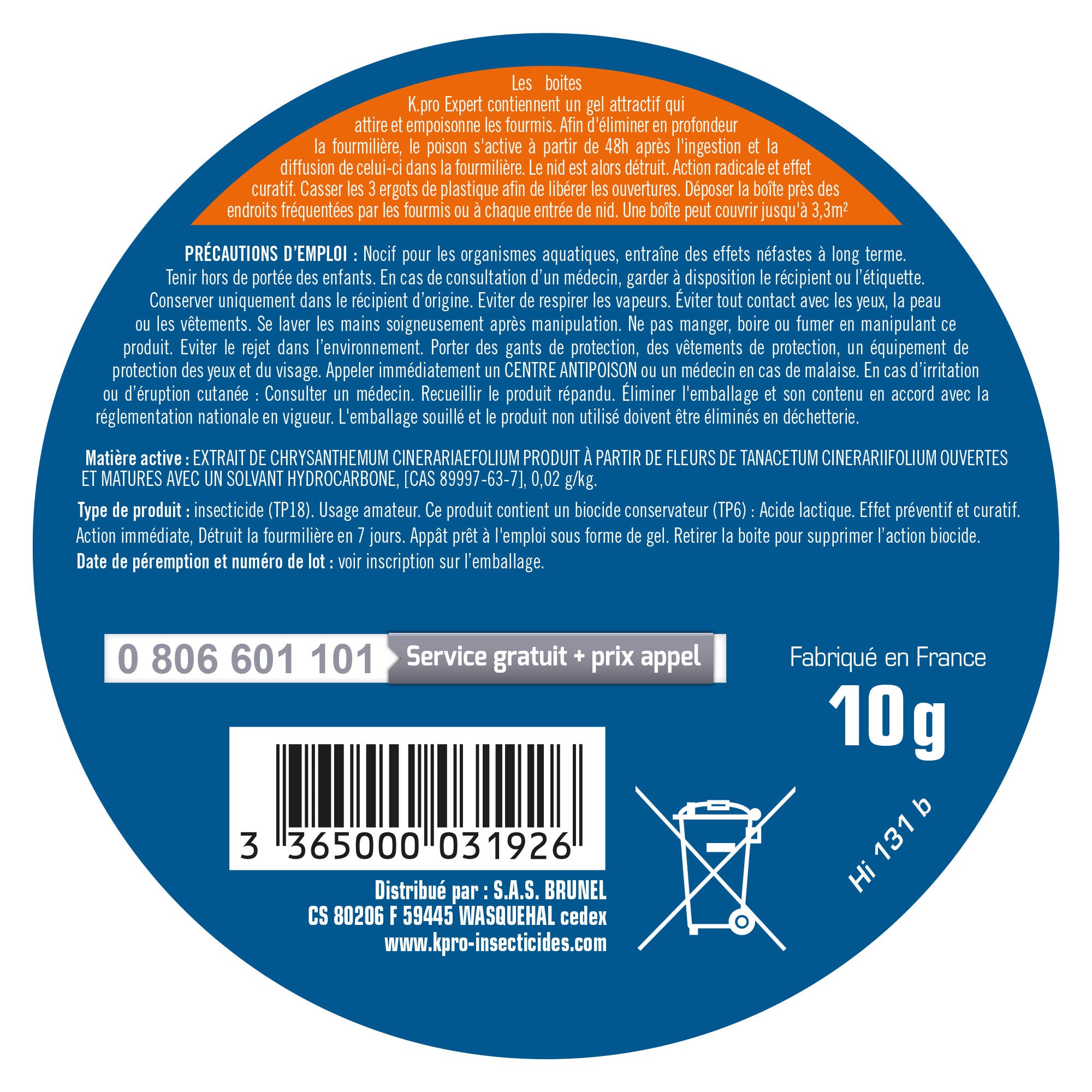 K.PRO - Boite fourmis X1