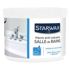 Pierre anti-calcaire salle de bains Starwax