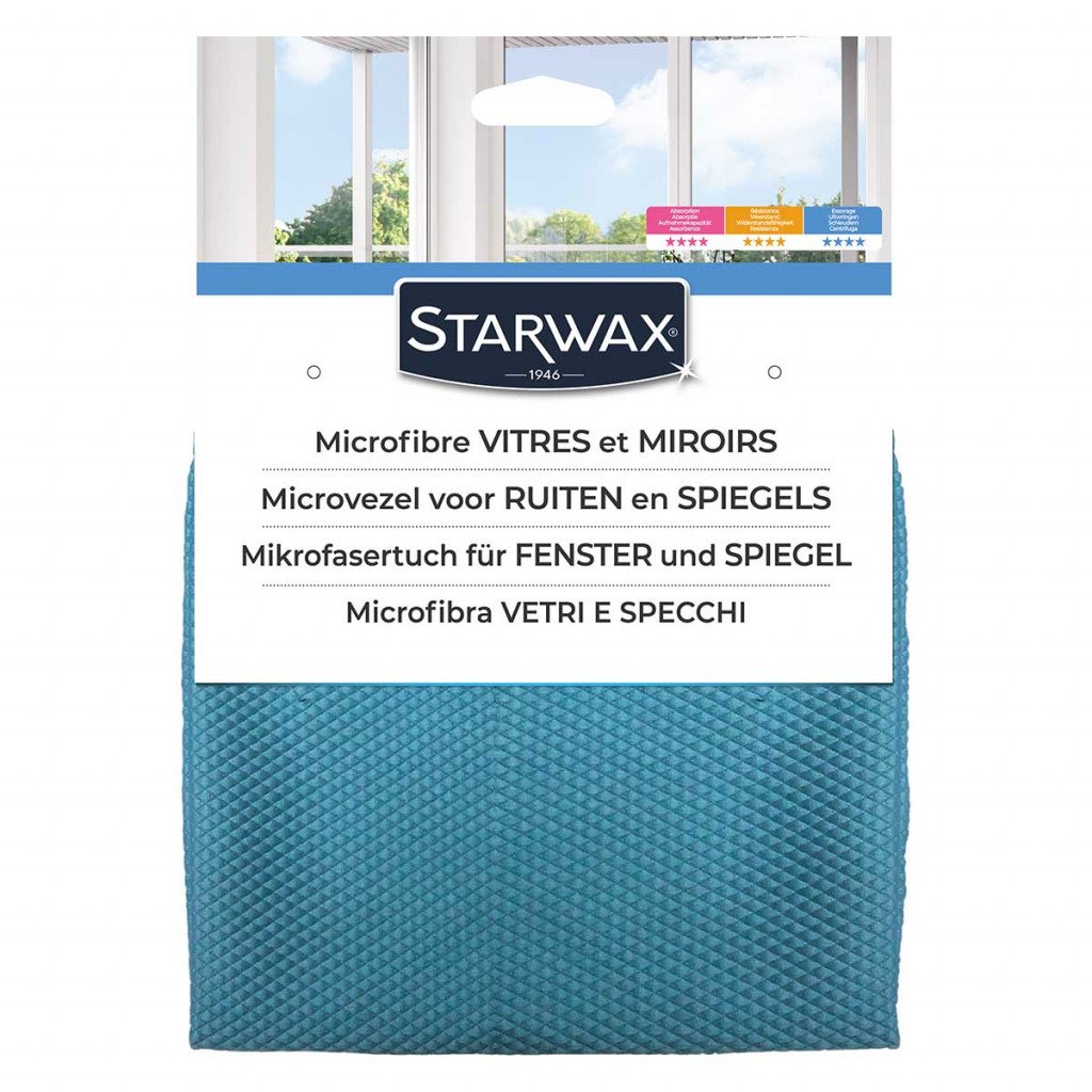 Microfibre vitres et miroirs Starwax