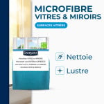 Microfibre vitres et miroirs