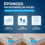 Eponges microfibres