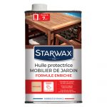 Huile protectrice formule enrichie pour mobilier de jardin en bois