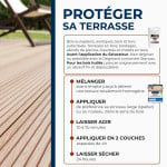 Saturateur application facile pour terrasses et bois extérieurs