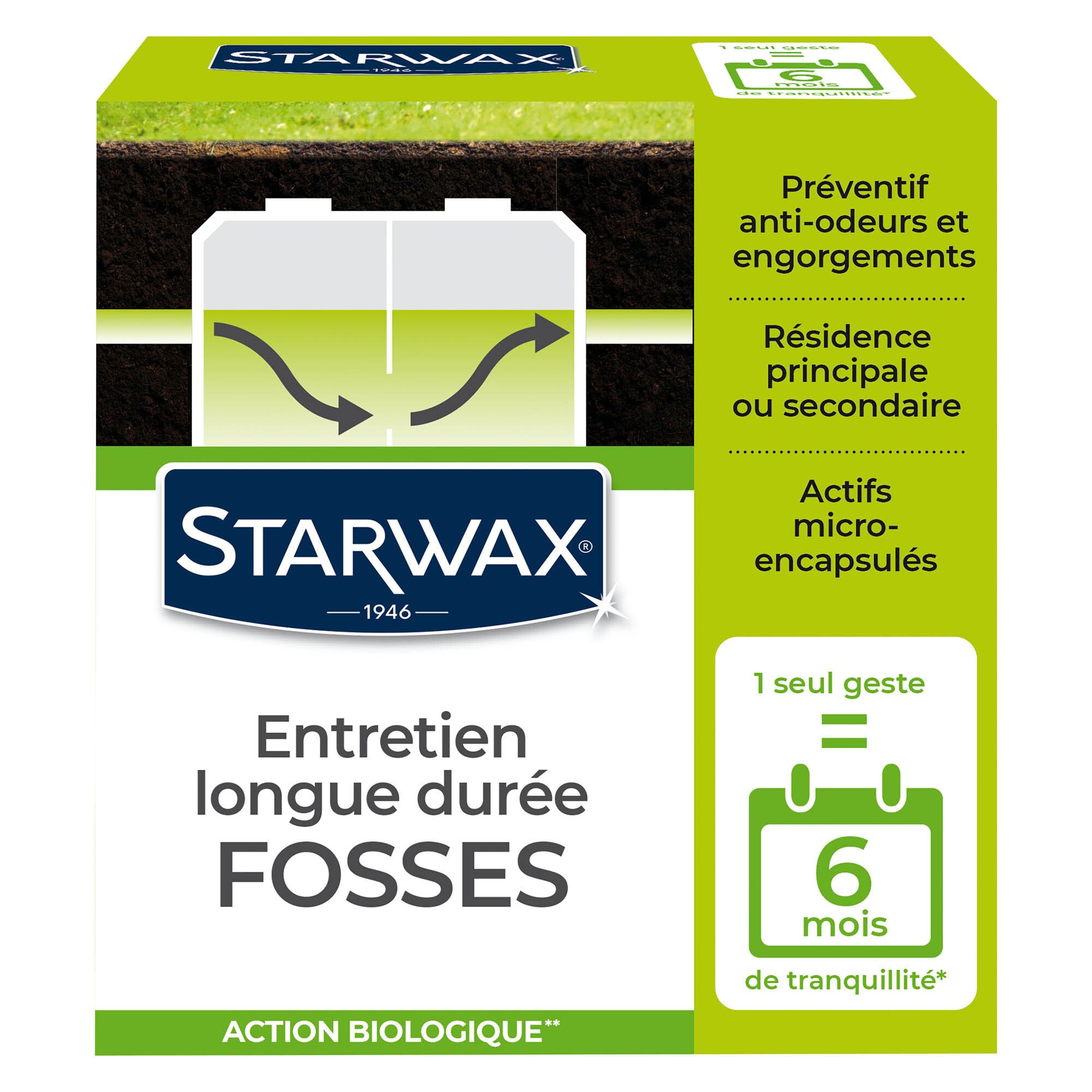 Entretien longue durée pour fosses septiques - Starwax