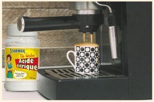banniere acide citrique machine à café